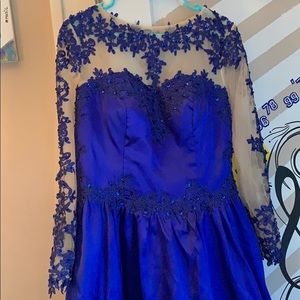 Blue formal dress